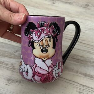 Purple and Black Minnie Mouse Mug